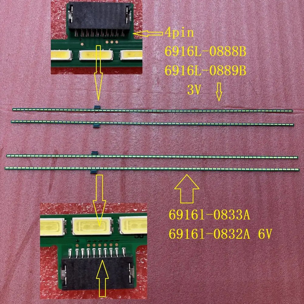 bande led vert jaune électronique moderne sans câble bouton poussoir circuits imprimés led intégrées