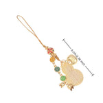 décoration ornement suspendu bijoux sac traditionnel motifs géométriques texte chinois ornement porte bonheur festive