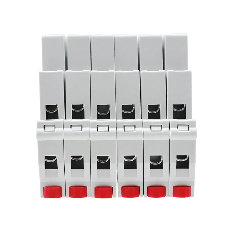 interrupteur électrique moderne blanc rouge flux lumineux faible tension 220v alternatif