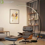 lampes pied led moderne minimaliste blanc noir chambre salon