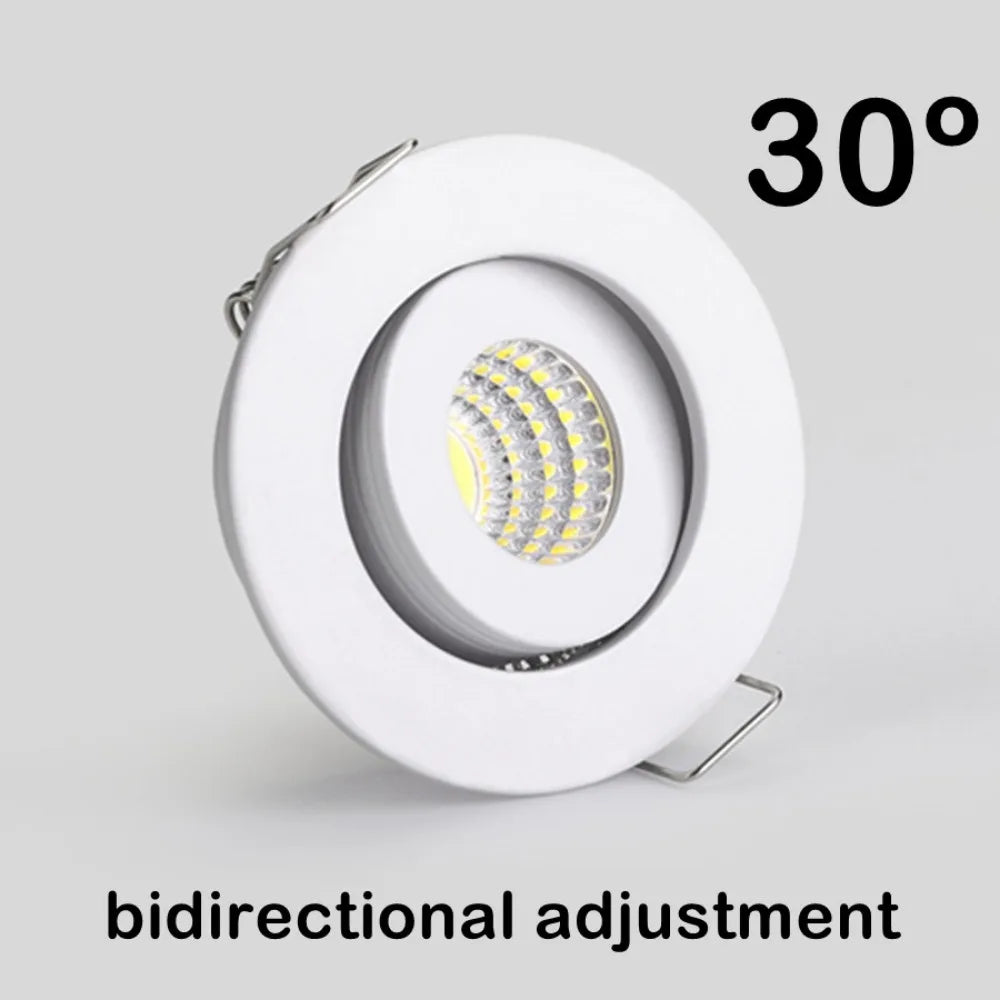 Spot LED blanc moderne 12V 249 2000 lumens réglable clips inclusion câbles instructions