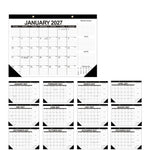 calendrier mural floral moderne notes faire planification quotidienne 18 mois