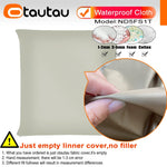 couvre lit moderne beige rayures horizontales zip imperméable doublure intérieure lit bébé adulte