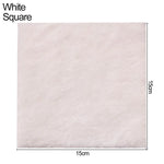 tapis peluche moderne rose blanc 12ème accessoire poupées enfants 12 ans