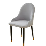 chaise moderne vert olive tissu carreaux pieds noirs boutons dorés amovible lavable polyester élasthanne