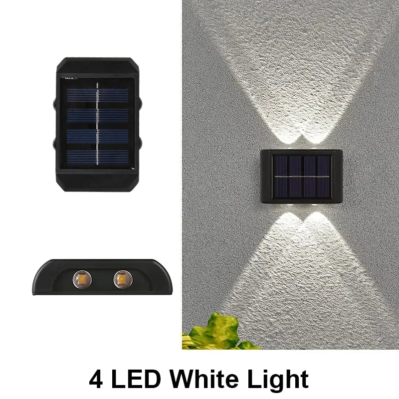 lampe solaire extérieure led blanc moderne facile autoénergie abs clips patio jardin