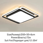 plafonniers led modernes carrés ronds blancs noirs dorés minimalistes cuisine salon chambre