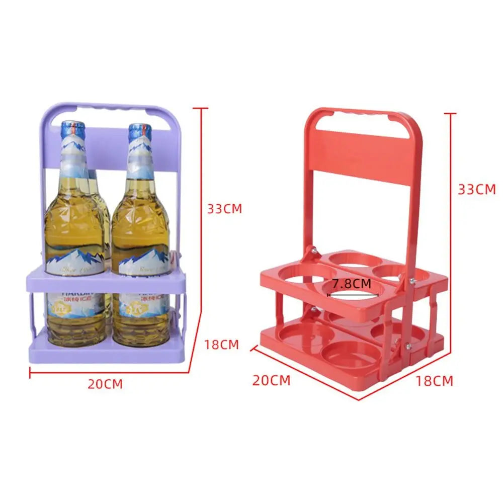 porte verres pliables compartiments verres moderne pratique rouge vert bleu noir rose jaune violet