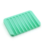 support savon silicone couleur rose moderne pratique antibactérien cuisine salle bain