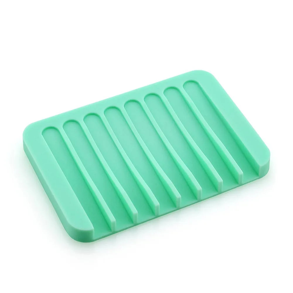 support savon silicone couleur rose moderne pratique antibactérien cuisine salle bain