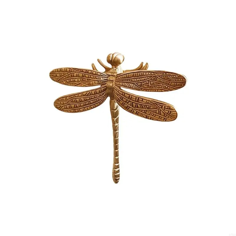 accessoires fenêtre agrafes dorées papillon libellule oiseau renne artisanal élégant métal