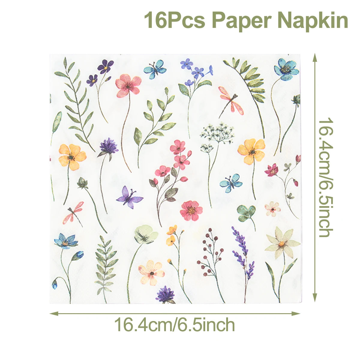 serviettes festives fleurs colorées assiettes verres nappe anniversaire décoration table pâques Blanc multicolore