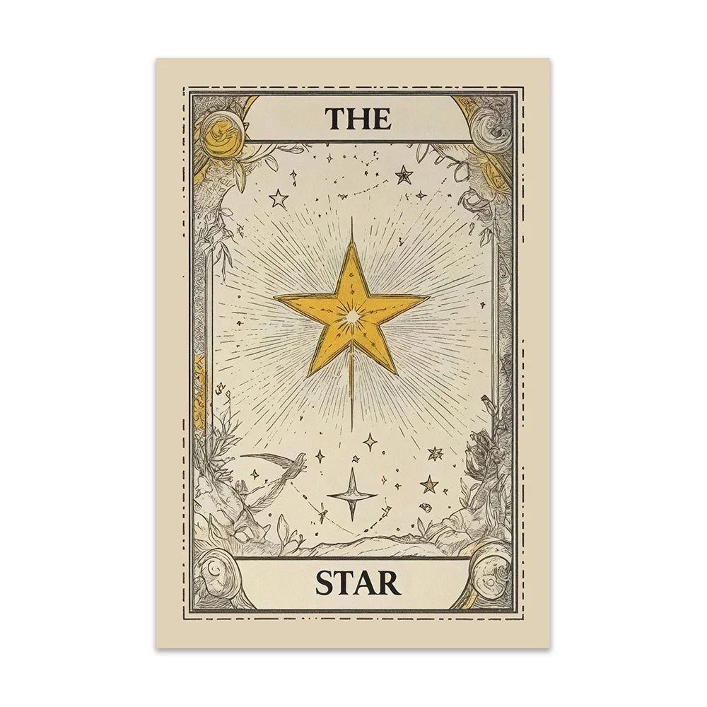 affiche astronomique vintage posters illustratives noir beige doré solaire stellaire opaques