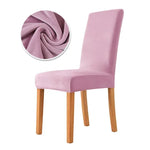 housse chaise velours polyester moderne camel opaque simple mariage banquet chaise plage fauteuil