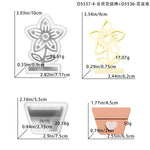 porte livres fleurs forme moderne silicone couleur jaune rose orange minimaliste adhésif
