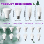 ampoules led blanc opalescent e14 e27 gu10 modernes 25000h 249 2000lm led boule rond