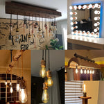 support ampoule e27 métal vintage industriel finition argent bronze cuivre lampe suspension rétro