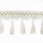 ruban pompons violet marron doré décoration mariage tissu polyester franges élégant accessoire broderie tassel