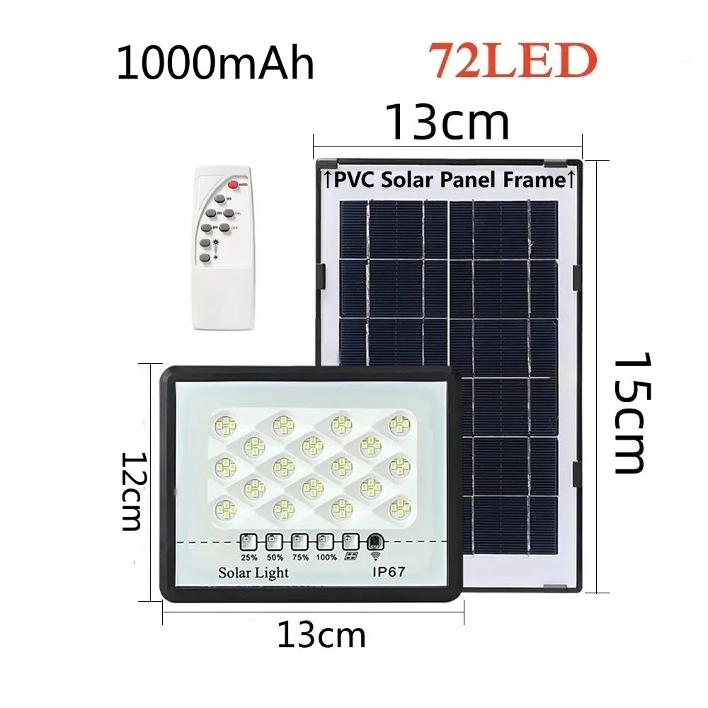 lampes solaires led autonomes ip67 moderne noir blanc carreaux clips télécommande