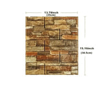papier peint mural adhésif 3d effet brique texture moderne gris marron beige décoration