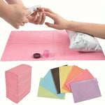 serviettes jetables violet blanc rose rayures horizontales modernes 100 pièces coussin repos main emballage