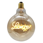 ampoules led décoratives transparentes spirale dorée vintage éclairage chambre salon écolier e27