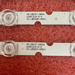 bandes led rétroéclairage téléviseur blancs modernes fonctionnels 6v continua leds ul rohs cem