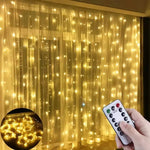 guirlande lumineuse noel led blanc doré bleu multicolore étoiles cercles moderne adhésif usb portable