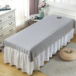 drap lit élastique table massage trou visage coton salon beauté