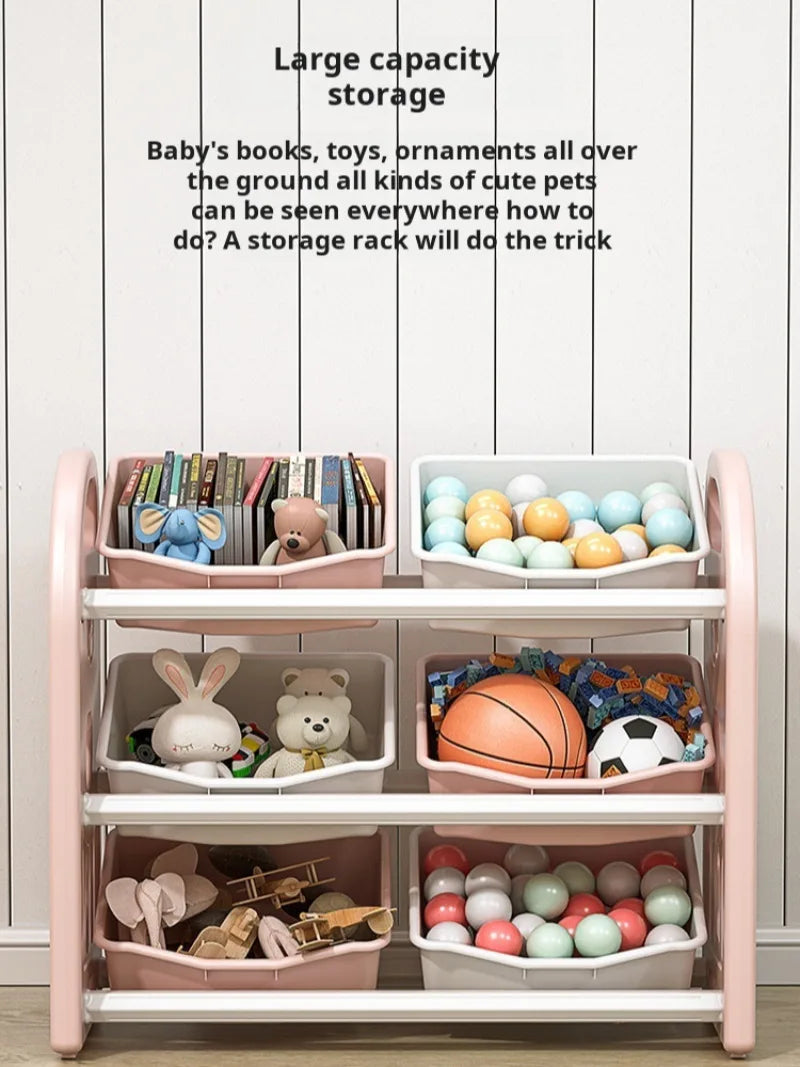 étagère rangement enfant gris moderne 65cm 77cm 32cm rangement jouets livres pratique