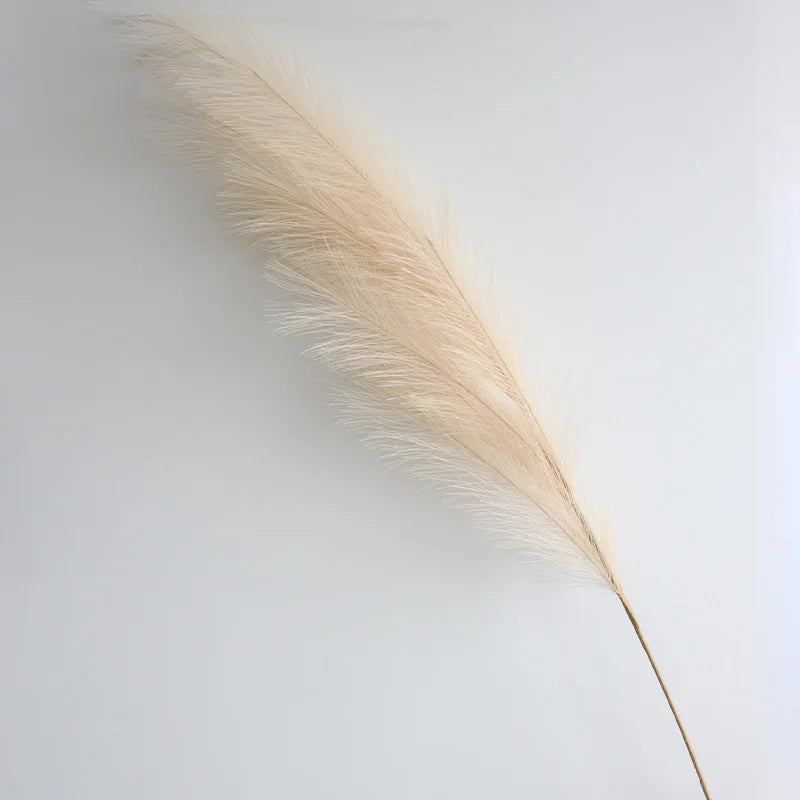 décoration mariage boho herbe pampas artificielle 100cm plumes séchées naturel rustique intérieur anniversaire