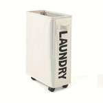 panier linge pliable oxford durable beige gris moderne laundry imprimé roulettes poignée