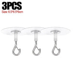 crochets transparents adhésifs modernes suspendre pots fleurs utilisation multiple PVC