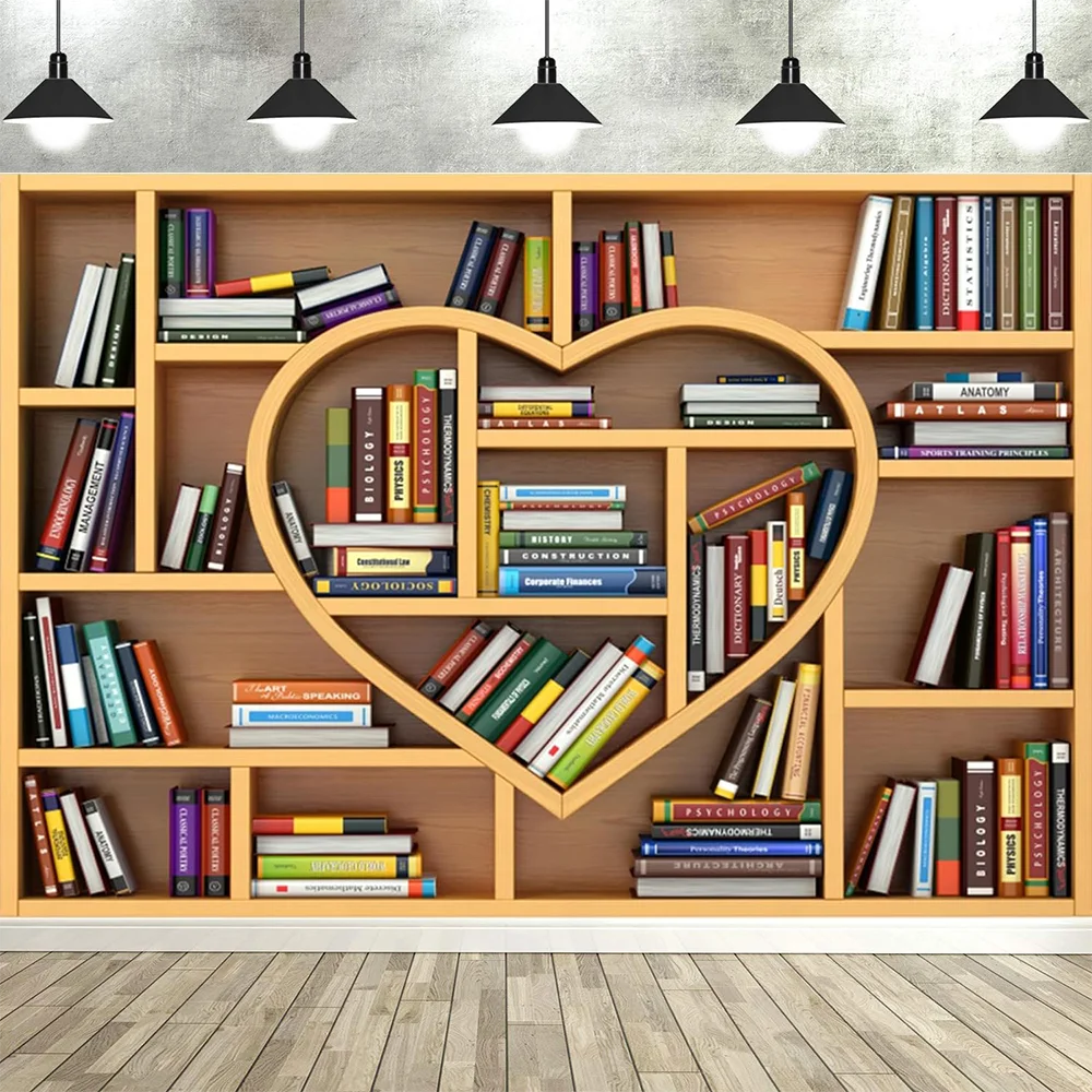 bibliothèque murale moderne rayées couleurs vives livres décorative grande taille