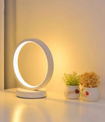 lampe table led blanc moderne minimaliste 17cm 10cm adhésif câble usb certifiée ccc cqc
