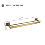 accessoires salle bain doré moderne porte serviettes support papier toilette porte savon vis montage