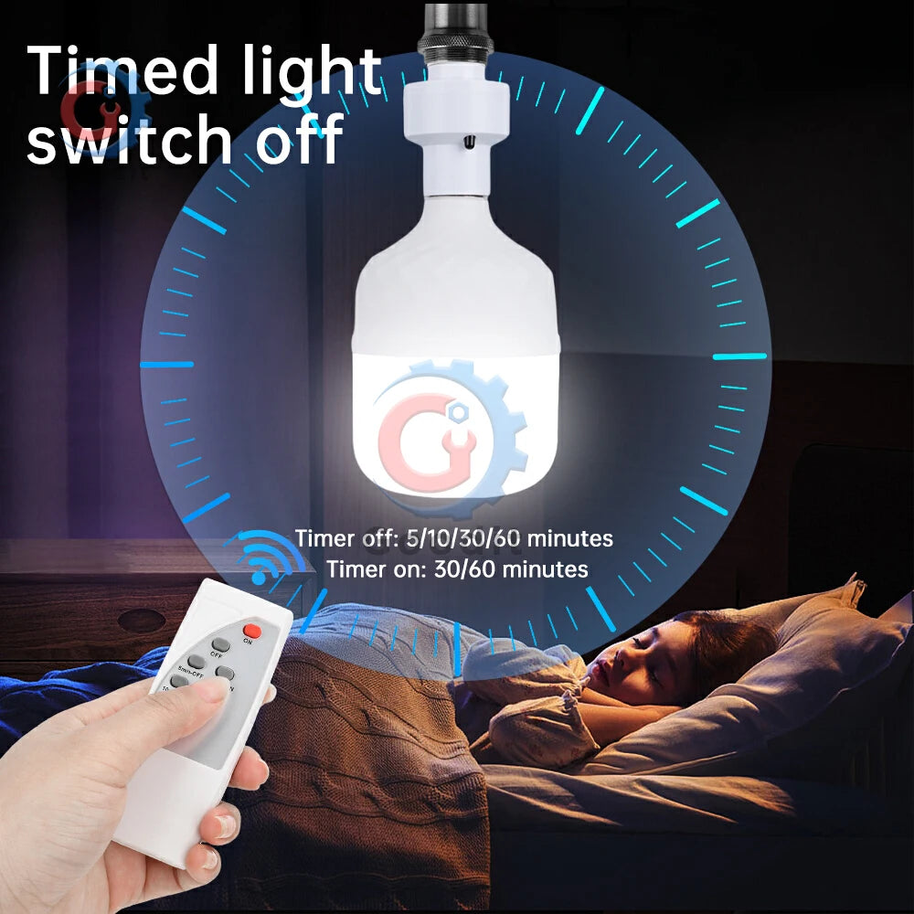 ampoule led 100w e27 télécommande ir blanc moderne prise intelligente chambre cuisine garage