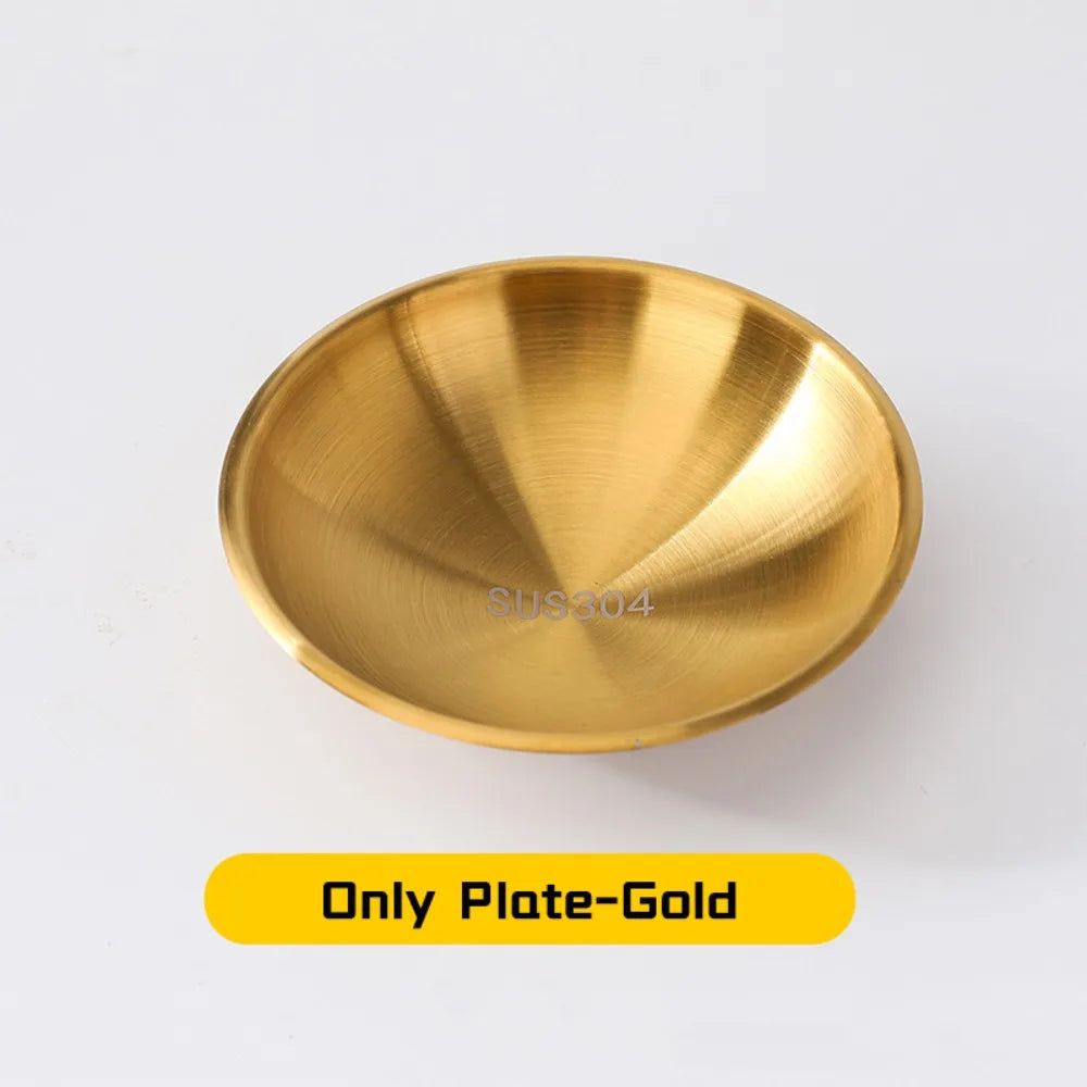 support cuillères bols argent or moderne fixation clips cuisine accessoires rangement vertical minimaliste