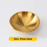 support cuillères bols argent or moderne fixation clips cuisine accessoires rangement vertical minimaliste