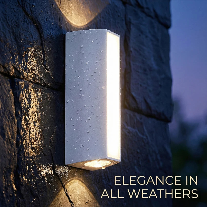 Éclairage moderne applique murale blanc LED 12W éclairage cuisine chambre salle manger étanche IP65