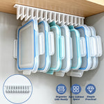 rangements couvercles blancs moderne pratique compartiments fixation murale plastiquereuse multiple