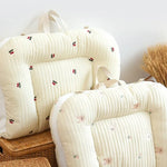 matelas bébé coton oiseaux motif doux confortable portable ans