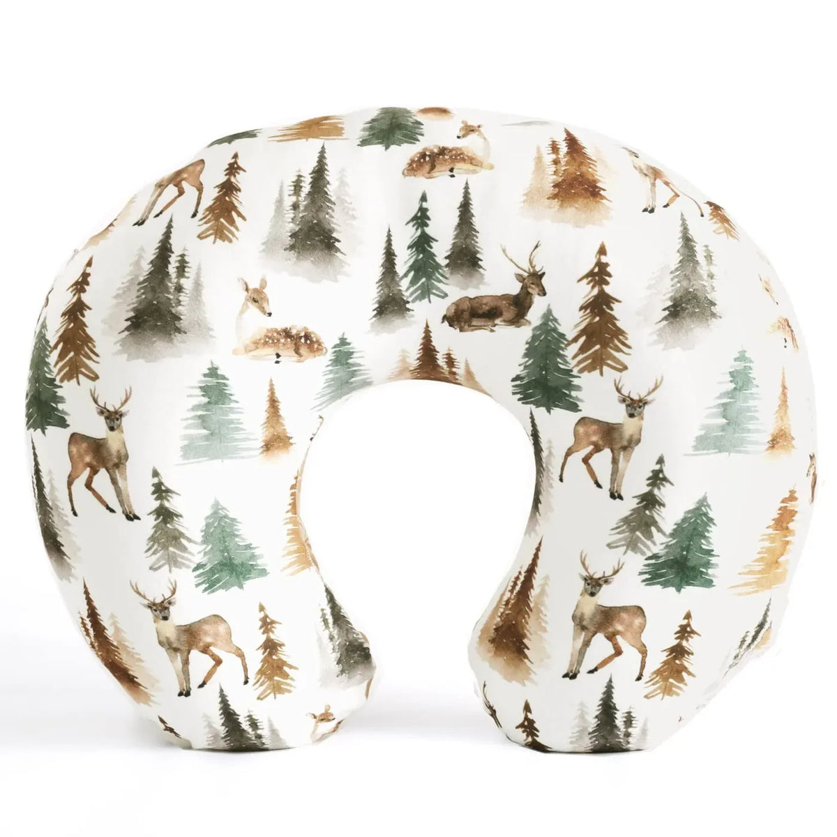 coussin allaitement bébés mois polyester coton moderne doux fleurs motifs géométriques