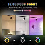 ampoule led intelligente blanc moderne zigbee compatible alexa echo rgbcw dimmable 5w translucent chambre