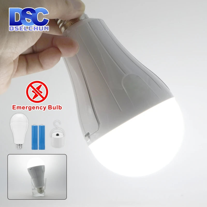 ampoule led rechargeable blanc froid 15w 1600mah e27 50000h modernes