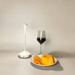 lampe table or blanc noir interrupteur tactile charge type base antidérapante moderne