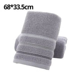 serviette bain coton polyester rayures modernes gris bleu rose rapide absorption durable