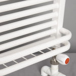 radiateur sèche serviettes acier moderne mural noir blanc durable minimaliste