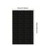autocollant mural 3d brique noir moderne décoration intérieure adhésif imperméable fond noir texture relief