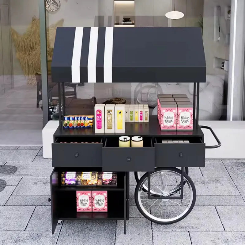 chariot roues trois auvent moderne divers produits emballés commercialDecoration mariage anniversaireMETAL